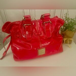 USED Dooney & Bourke Patten Leather Hot Pink